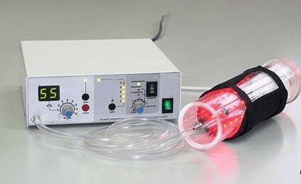 Physiotherapy vacuum pump